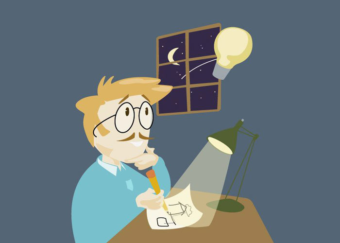 Freelance illustrator laver illustration til explainerr video animation som pitch for Erhvervsstyrelsen