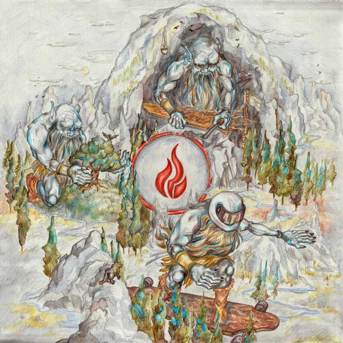 Fantasy illustration til Red Ember Boards af dansk tegner